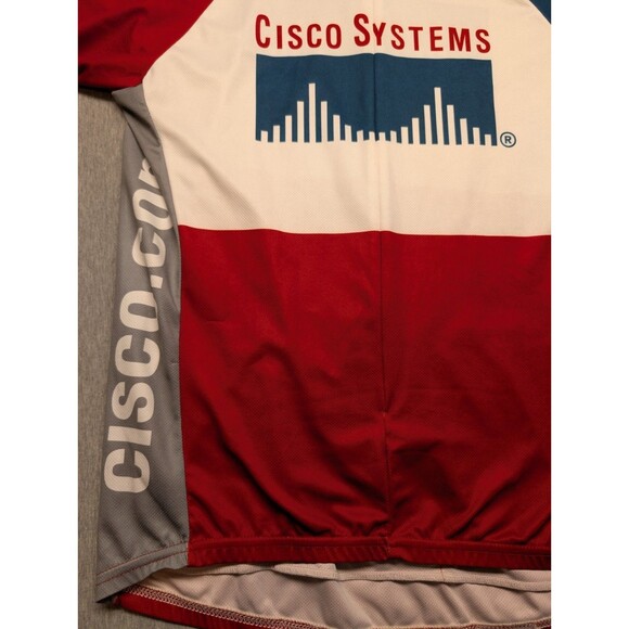 Voler Full Zip Cisco Sytems Made in USA Large Y2K Vintage Tech - Picture 2 of 10